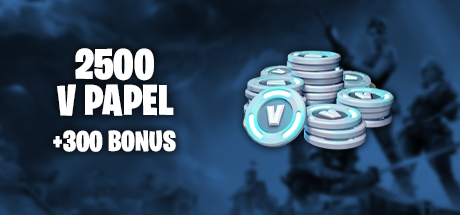Fortnite 2500 VPapel + 300 VPapel Bonus