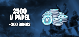 Fortnite 2500 VPapel + 300 VPapel Bonus Yorumları