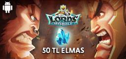 Lords Mobile Elmas 50 TL Google Play Yorumları