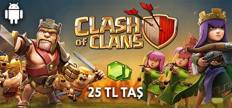 Clash Of Clans Taş 25 TL Google Play
