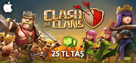 Clash of Clans Taş 25 TL Apple Store