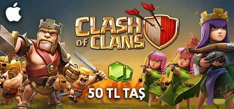Clash of Clans Taş 50 TL Apple Store
