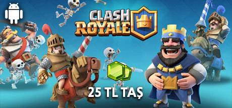 Clash Royale Yeşil Taş Google Play 25 TL