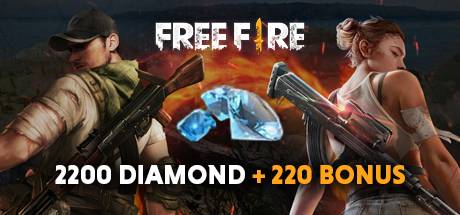 Free Fire 2200 Diamond + 220 Bonus